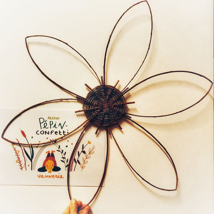 Atelier fleur en osier